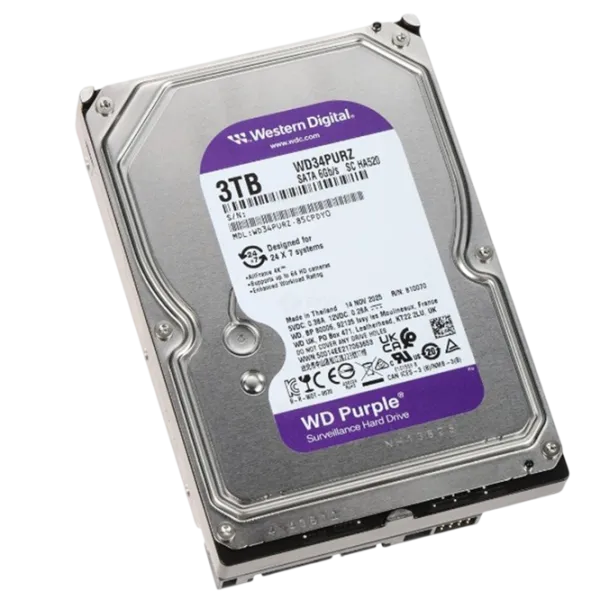 HDD Western Digital WD34PURZ 3 TB  / Purple photo 2