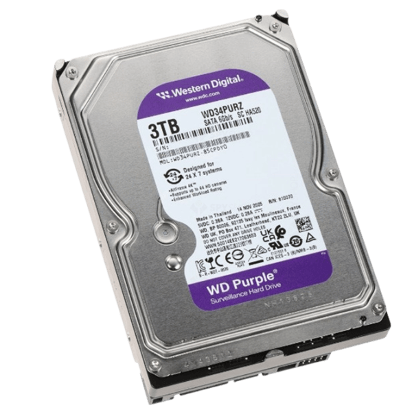 HDD Western Digital WD34PURZ 3 TB  / Purple photo 2