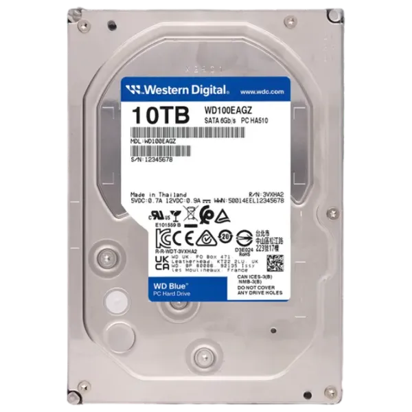 HDD Western Digital WD100EAGZ 10 TB  / Blue photo 3
