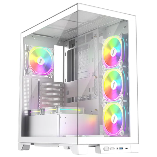 Carcasă 1STPLAYER Mi8 Mid Tower / White photo 1
