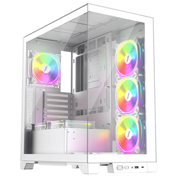 Carcasă 1STPLAYER Mi8 Mid Tower / White photo 1