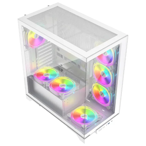 Carcasă 1STPLAYER Mi8 Mid Tower / White photo 2