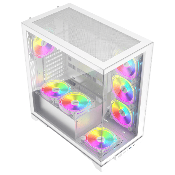Carcasă 1STPLAYER Mi8 Mid Tower / White photo 2