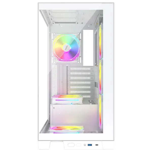 Carcasă 1STPLAYER Mi8 Mid Tower / White photo 5