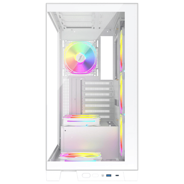 Carcasă 1STPLAYER Mi8 Mid Tower / White photo 5