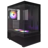 Carcasă 1STPLAYER Mi7-A-BK-2F7R-1F7 Mid Tower / Black