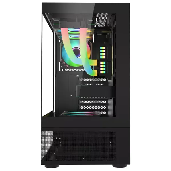 Корпус 1STPLAYER Mi7-A-BK-2F7R-1F7 Mid Tower / Черный photo 2