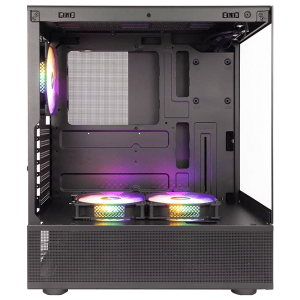 Корпус 1STPLAYER Mi7-A-BK-2F7R-1F7 Mid Tower / Черный photo 7