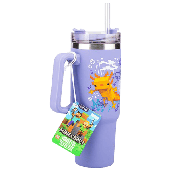 Cană termo Paladone Minecraft Insulated Cup and Straw 900 ml photo 1