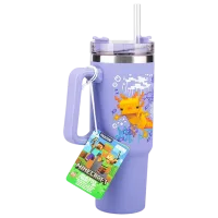 Cană termo Paladone Minecraft Insulated Cup and Straw 900 ml