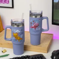 Cană termo Paladone Minecraft Insulated Cup and Straw 900 ml photo 4