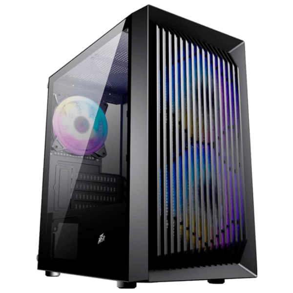 Carcasă 1STPLAYER BS-2 Mini Tower / Black photo 1