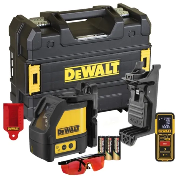 Nivelă lazer Dewalt DW088K + Telemetru DW099 Linear / Baterii photo 1