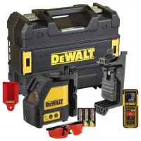 Лазерный нивелир Dewalt DW088K + Дальномер DW099 Линейный / Батарейки