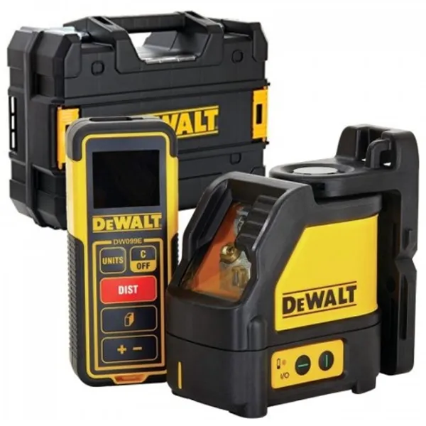 Nivelă lazer Dewalt DW088K + Telemetru DW099 Linear / Baterii photo 2