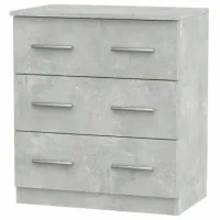 Комод KompaniT 3А 69 x 61 x 39см / ЛДСП / Ателье Светлый