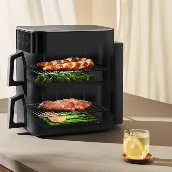 Friteuză-cuptor Xiaomi Dual Zone 2800 W / Black photo 7