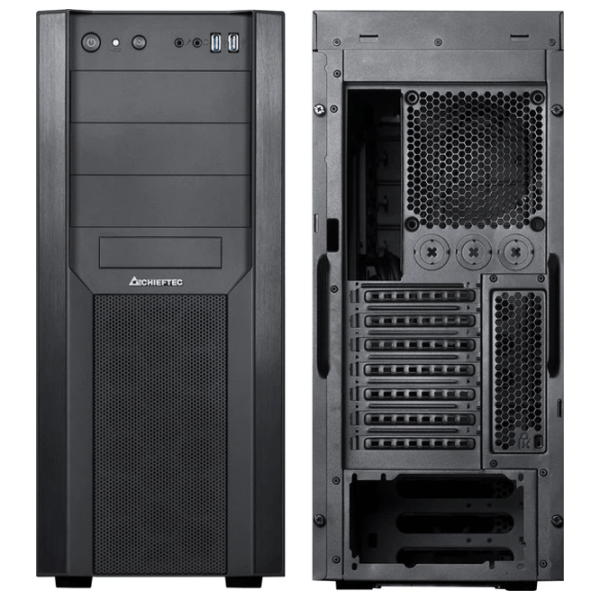 Carcasă Chieftec CW-01B-OP Mid Tower / Black photo 3
