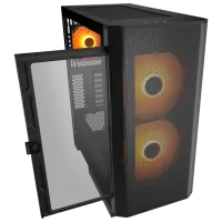 Carcasă Cougar Airface FLO RGB Mid Tower / Black photo 4