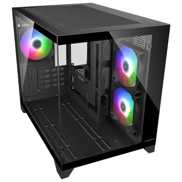 Carcasă Cougar FV150 Mini RGB Mini Tower / Black photo 3