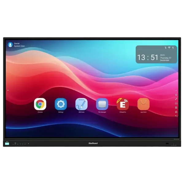 Panou digital inteligent StarBoard MB311D2 86" 4K 4K / 5 ms photo 1