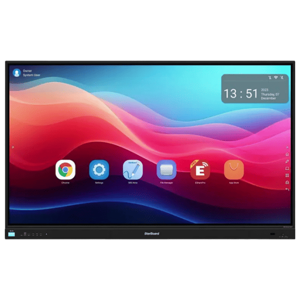 Panou digital inteligent StarBoard MB311D2 75" 4K 4K / 5 ms photo 1