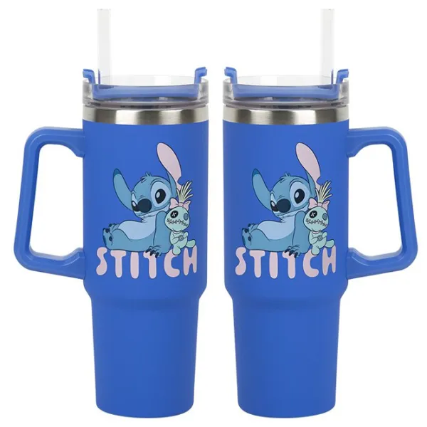 Термокружка Paladone Disney Stitch Blue Insulated Cup and Straw 900 мл photo 2