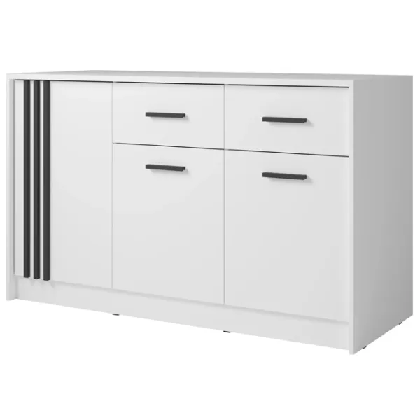 Comodă Fadome Canada CD-24 94 x 150 x 42 / MDF / White Black photo 1