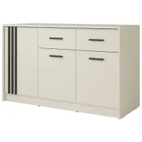Comodă Fadome Canada CD-34 94 x 150 x 42 / MDF / Kashmir Negru