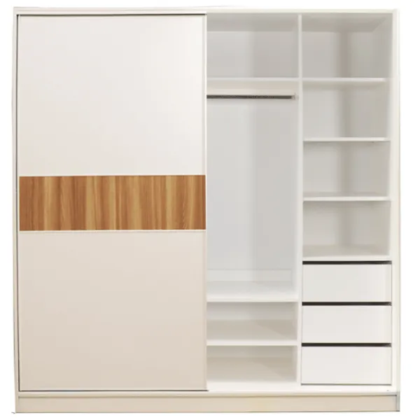 Dulap Andrani PETRA 200 x 60 x 220 / DSP / Alb photo 1