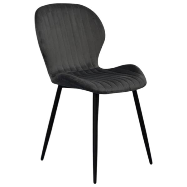 Scaun de bucătărie Evelin YTC-064B Stofă/ Dark Gray Black photo 2