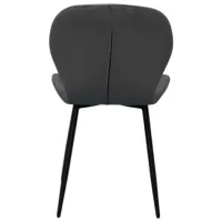 Scaun de bucătărie Evelin YTC-064B Stofă/ Dark Gray Black photo 3