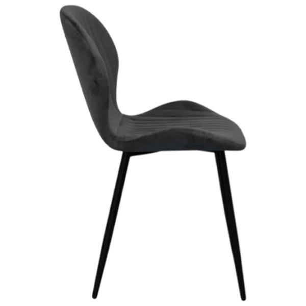 Scaun de bucătărie Evelin YTC-064B Stofă/ Dark Gray Black photo 4