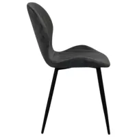 Scaun de bucătărie Evelin YTC-064B Stofă/ Dark Gray Black photo 4