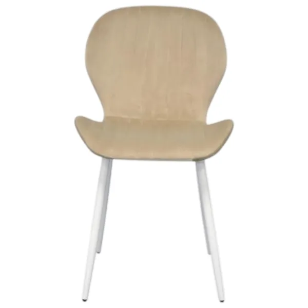 Scaun de bucătărie Evelin YTC-064 Wh Stofă/ Light Beige White photo 1
