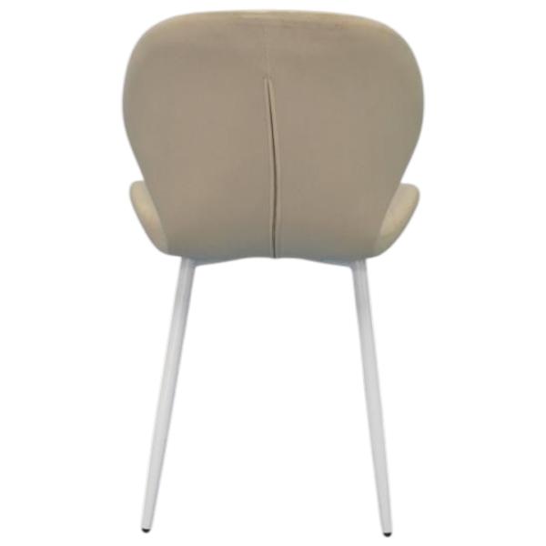 Scaun de bucătărie Evelin YTC-064 Wh Stofă/ Light Beige White photo 2