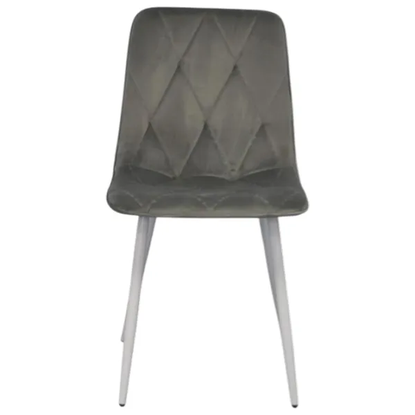 Scaun de bucătărie Evelin YTC-080 Wh Stofă/ Light Gray White photo 1