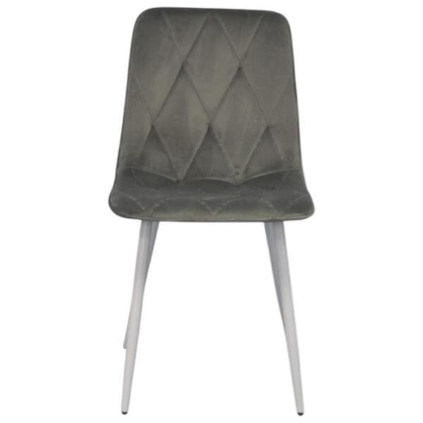Scaun de bucătărie Evelin YTC-080 Wh Stofă/ Light Gray White photo 1