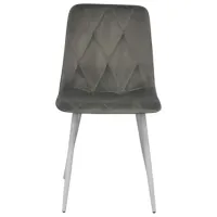 Scaun de bucătărie Evelin YTC-080 Wh Stofă/ Light Gray White