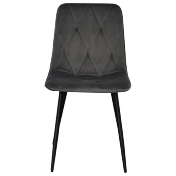 Scaun de bucătărie Evelin YTC-080 B Stofă/ Dark Gray Black photo 1