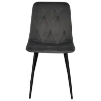 Scaun de bucătărie Evelin YTC-080 B Stofă/ Dark Gray Black