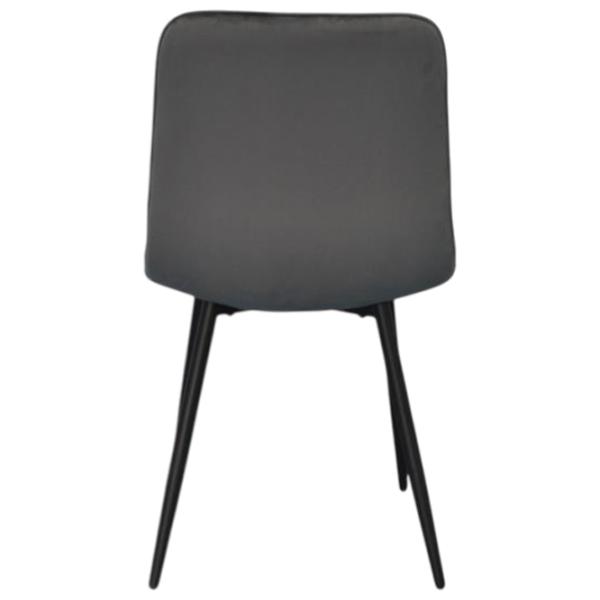 Scaun de bucătărie Evelin YTC-080 B Stofă/ Dark Gray Black photo 2