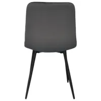 Scaun de bucătărie Evelin YTC-080 B Stofă/ Dark Gray Black photo 2