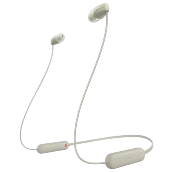 Наушники Sony WI-C100 Бежевый Беспроводные/ Персональный photo 1