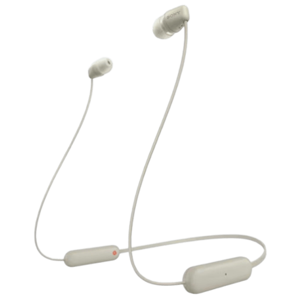 Наушники Sony WI-C100 Бежевый Беспроводные/ Персональный photo 1