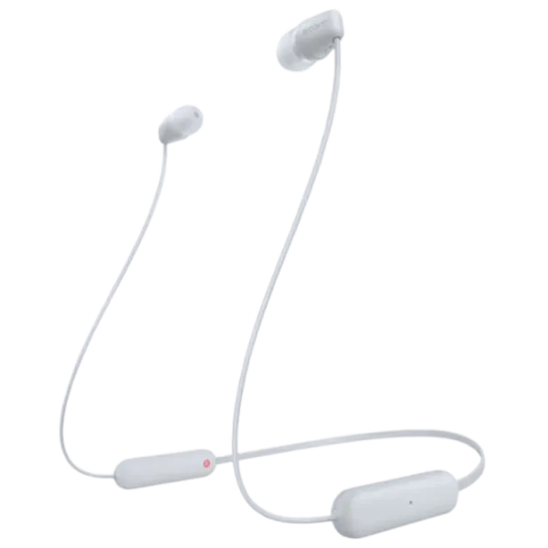 Наушники Sony WI-C100 Белый Беспроводные/ Персональный photo 1