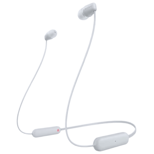 Наушники Sony WI-C100 Белый Беспроводные/ Персональный photo 1