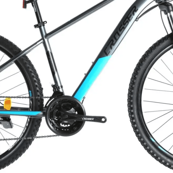 Велосипед Crosser Gemini 29" 19" Сталь / Серый Синий photo 9