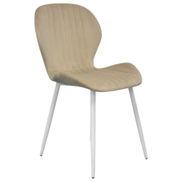 Set masă și scaune Evelin DT 404-5Wh + 3 YTC-064Wh Rotundă / PAL / White photo 6