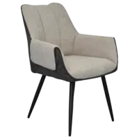Обеденные стол со стульями Evelin DT 432-1R B + 4 QT-227B UF885-13 Прямоугольная / ДСП / Светло Серый photo 5